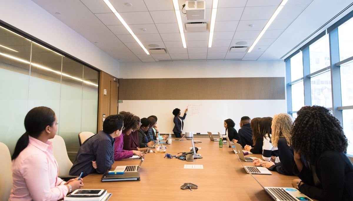 Business team reviewing tax planning