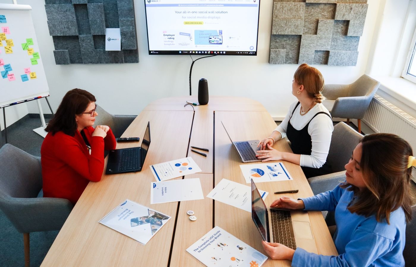 Bookkeeping team reviewing records